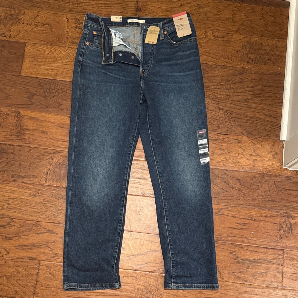 Levi's Women's Dark Blue Straight Jeans